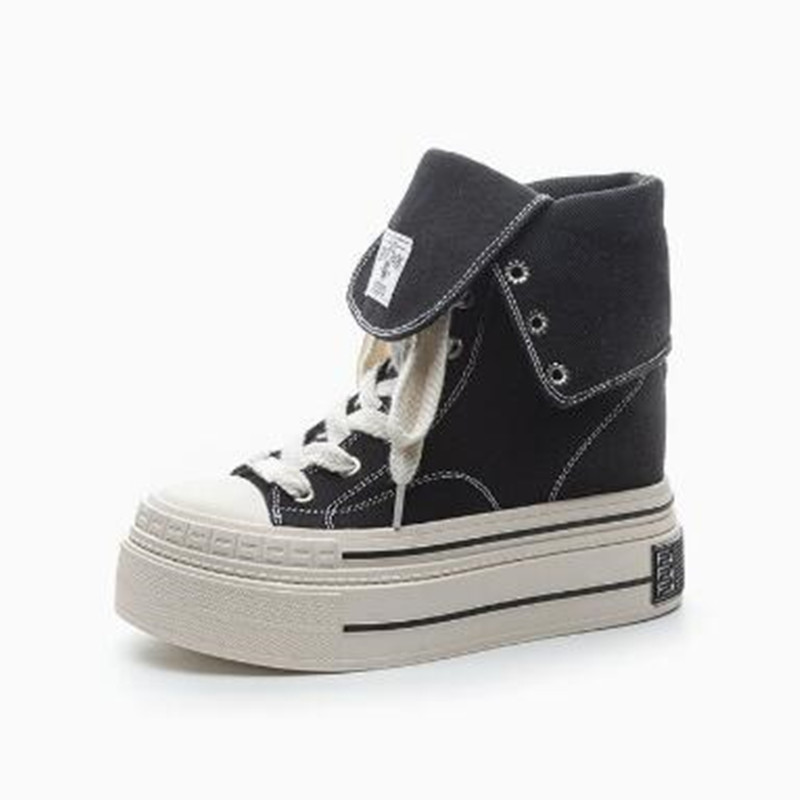 12CM 통기성 키높이 스케이트보드화 데님 여성용 20 - Street Fashion Denim 리뷰 및 가격