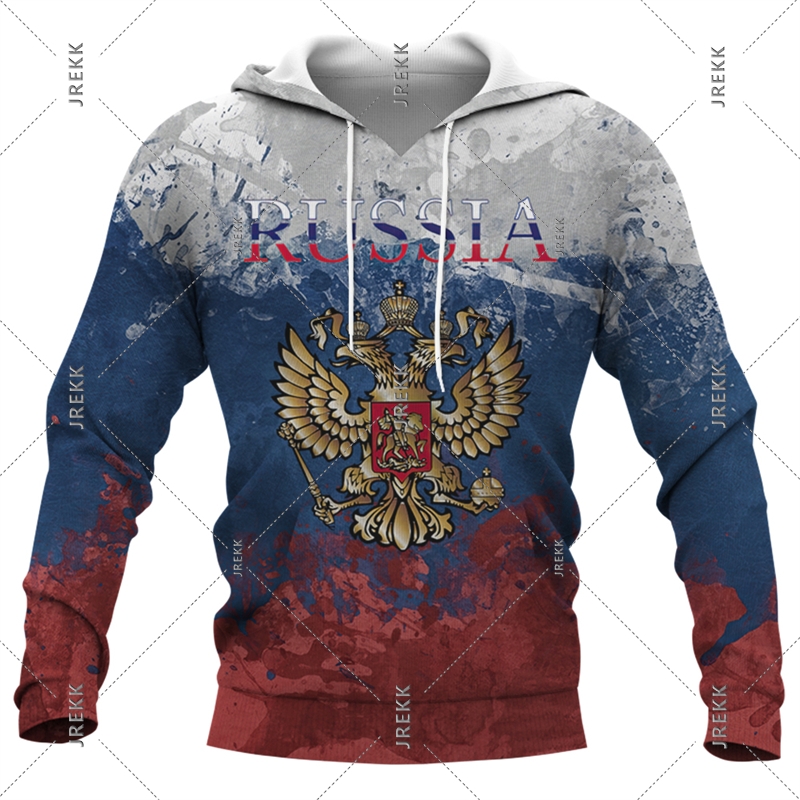 러시아 까마귀 남성 의류 깃발과 국가 상징 그래픽 스트 - Street Fashion Russia 리뷰 및 가격