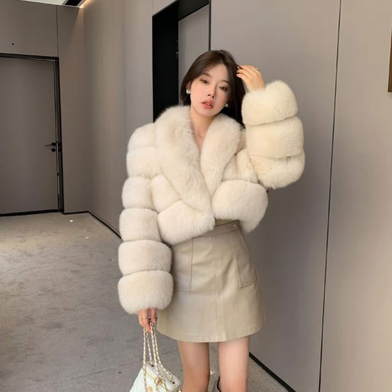 아이코닉 스트리트 패션 위크 럭셔리 자른 가짜 모피 코 - Street Fashion Week 리뷰 및 가격