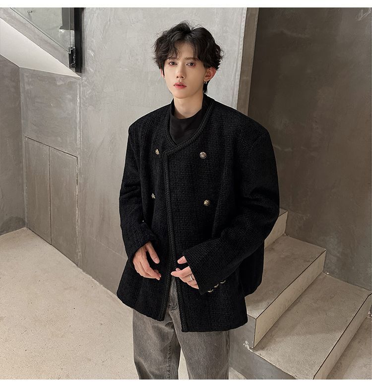 울 혼방 재킷 남성용 특대 사이즈 매혹적이고 섹시한 핫 - Street Fashion Events 리뷰 및 가격