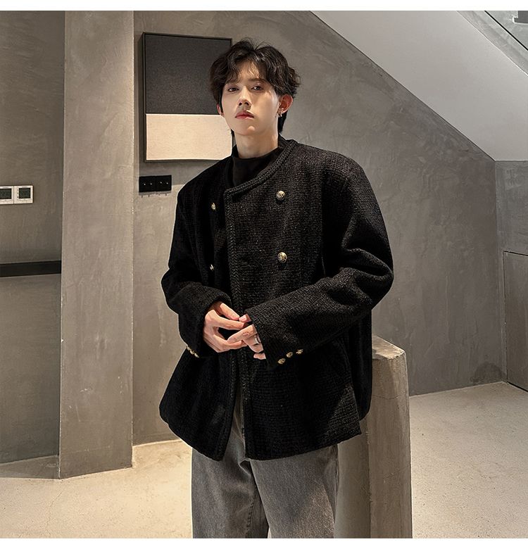 울 혼방 재킷 남성용 특대 사이즈 매혹적이고 섹시한 핫 - Street Fashion Events 리뷰 및 가격