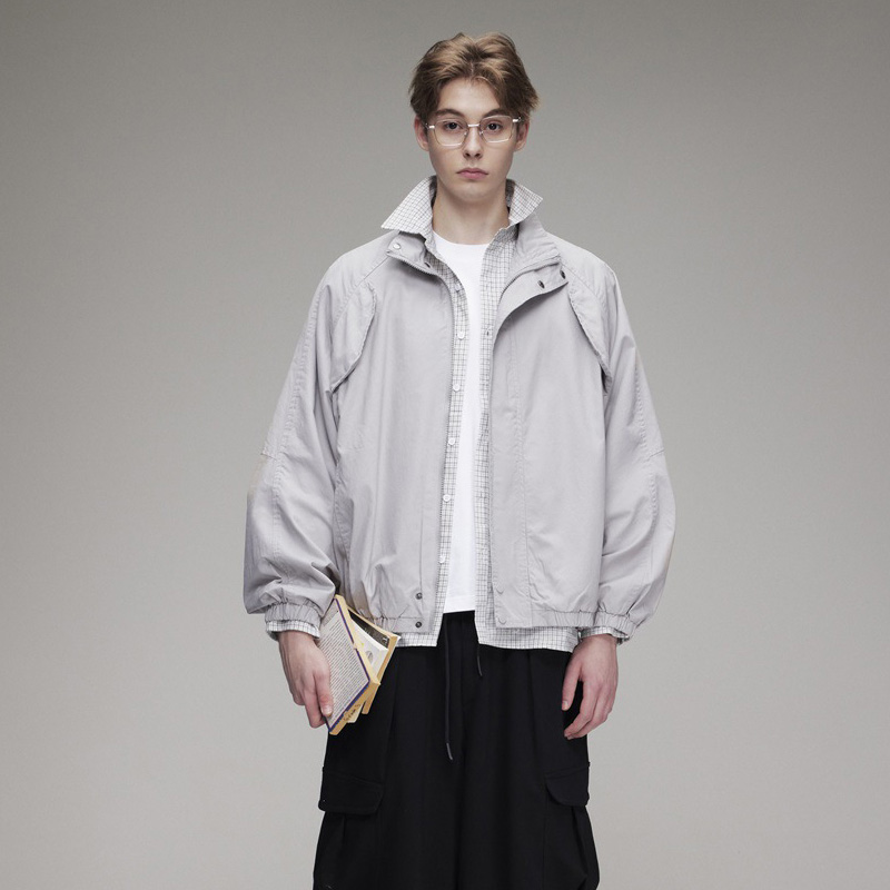 아메리칸 통근자 패션 스탠드 칼라 폭격기 재킷 남자 봄 - Coach Jacket Bomber 리뷰 및 가격