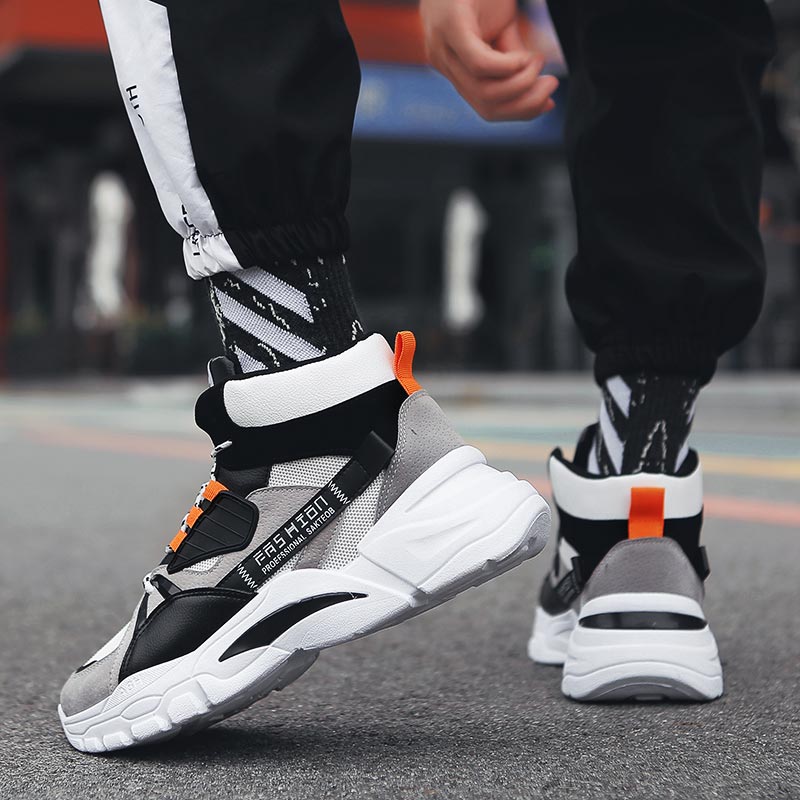 높은 최고 남성 스포츠 신발 통기성 메쉬 운동화 높은  - Street Fashion Guys 리뷰 및 가격