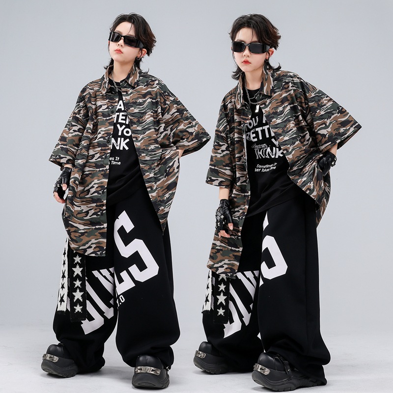 남아용 새로운 힙합 의류, 스트릿 댄스 반팔 상의, 검 - Street Fashion Boy 리뷰 및 가격