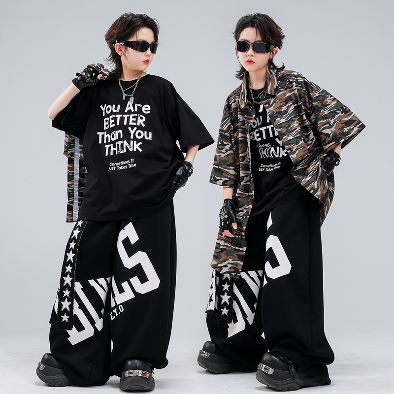 남아용 새로운 힙합 의류, 스트릿 댄스 반팔 상의, 검 - Street Fashion Boy 리뷰 및 가격