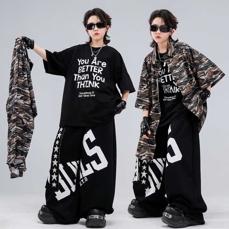 남아용 새로운 힙합 의류, 스트릿 댄스 반팔 상의, 검 - Street Fashion Boy 리뷰 및 가격
